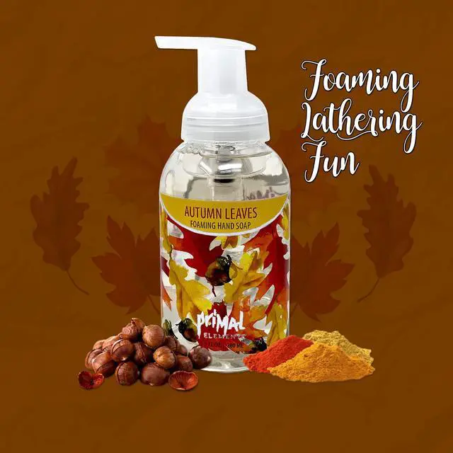 Alt view image 3 of 3 - Nourishing Autumn Leaves Foaming Hand Soap, Gentle Hand Wash for Softer and Cleaner Hands, Washes Away Dirt 9.5 FL OZ