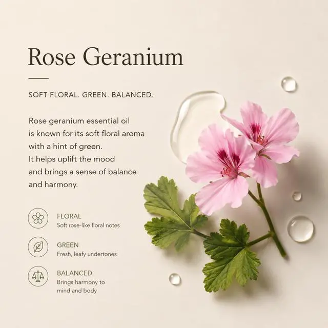 Alt view image 5 of 7 - Foaming Hand Soap, Rose Geranium Essential Oil, Plant-Based Gentle Cleanser for Sensitive Skin, Vegan & Naturally Scented, 11.8 fl oz