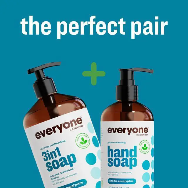 Alt view image 5 of 6 - Liquid Hand Soap, 12.75 Ounce (Pack of 3), Pacific Eucalyptus, made with Essential Oils for Kitchen and Bathroom