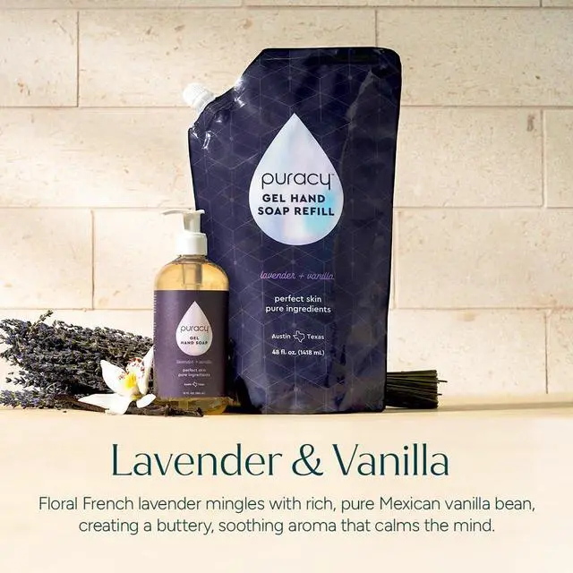 Alt view image 7 of 7 - Foaming Hand Soap - Plant-Powered Natural Hand Soap As Seen on TikTok, Non-Toxic, Sulfate-Free Liquid Soap, Moisturizing Foam Handwash Liquid (Lavender & Vanilla, 12 fl oz, 3-Pack)