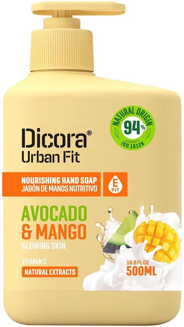 Main image of Nourishing Hand Soap - Gentle Hand Wash - Vitamin E for Hydrated Skin - Natural Antioxidant - Avocado and Mango - 16.9 oz
