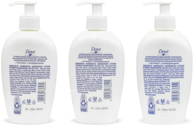 Alt view image 2 of 7 - Dove, Nourishing Hand Wash Variety of 3 (Deeply Nourishing, Shea Butter & Warm Vanilla, Cucumber & Green Tea) - 250 ML (8.45 FL OZ) - International Version
