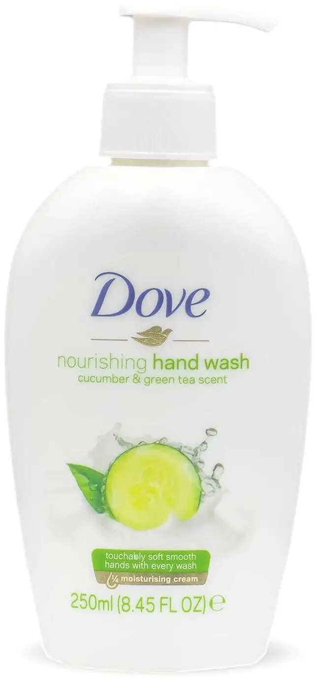 Alt view image 5 of 7 - Dove, Nourishing Hand Wash Variety of 3 (Deeply Nourishing, Shea Butter & Warm Vanilla, Cucumber & Green Tea) - 250 ML (8.45 FL OZ) - International Version