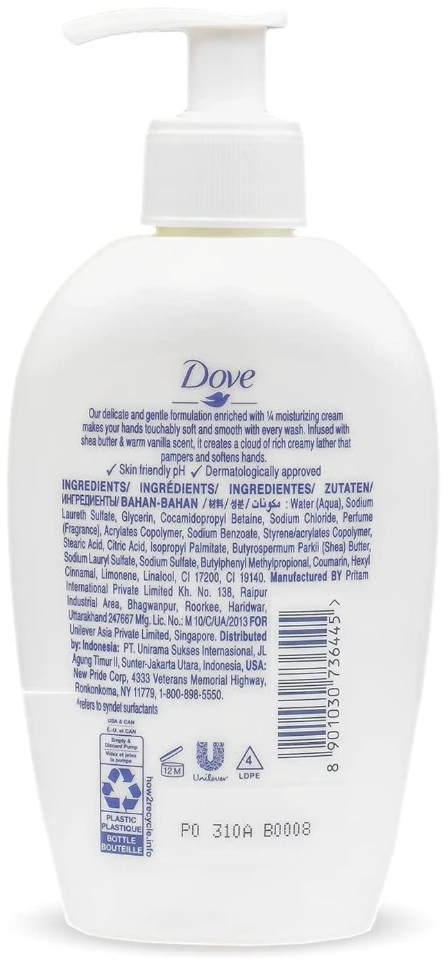 Alt view image 7 of 7 - Dove, Nourishing Hand Wash Variety of 3 (Deeply Nourishing, Shea Butter & Warm Vanilla, Cucumber & Green Tea) - 250 ML (8.45 FL OZ) - International Version