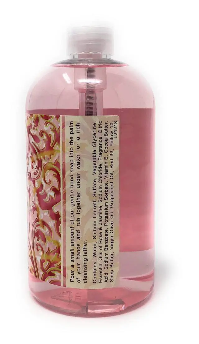Alt view image 2 of 5 - Luxurious Hand Soap, Rosewater & Jasmine. 16 Fl Oz (R2Y015)