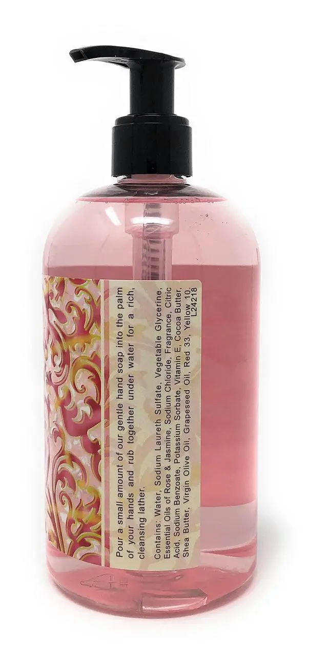 Alt view image 5 of 5 - Luxurious Hand Soap, Rosewater & Jasmine. 16 Fl Oz (R2Y015)