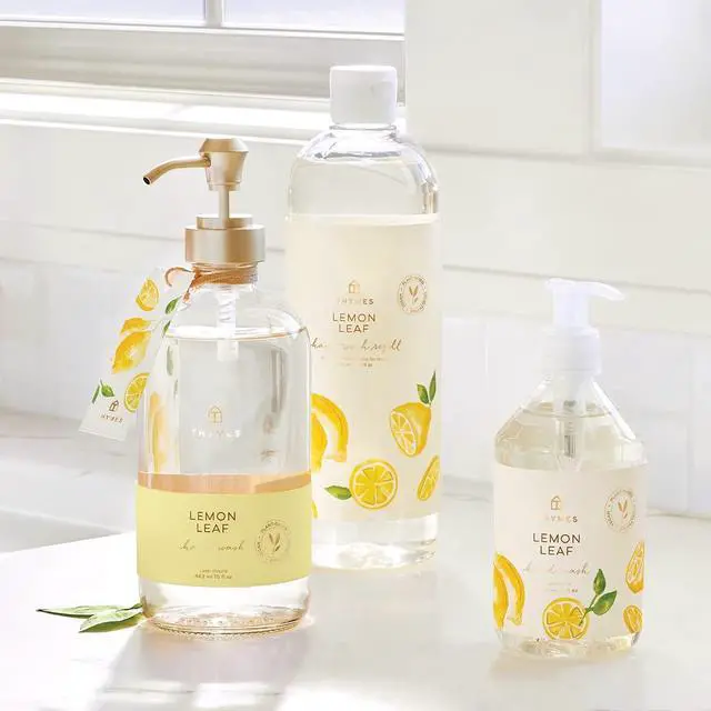 Alt view image 6 of 7 - Hand Wash - Moisturizing Hand Soap Dispenser with Pump - Skin Care - Hydrating Liquid Soap Scented with Notes of Dewy Leaves, Lily of the Valley, Lemon Verbena, & Bergamot (Lemon Leaf, 9 fl oz)