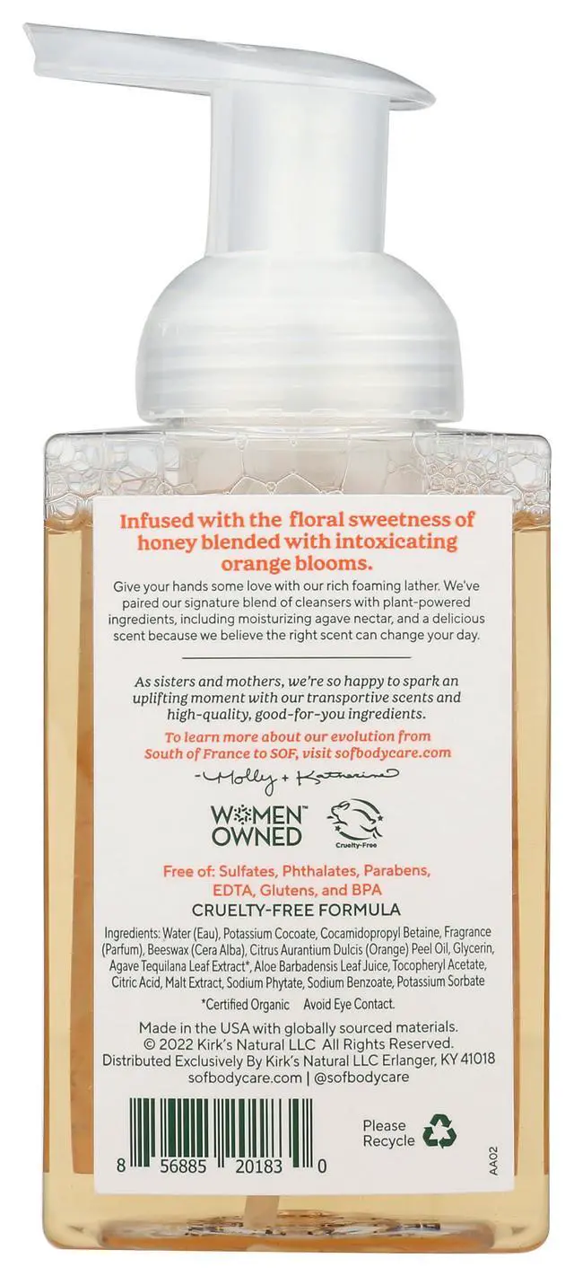 Alt view image 2 of 7 - , Soap Hand Foam Orange Honey, 8 Fl Oz