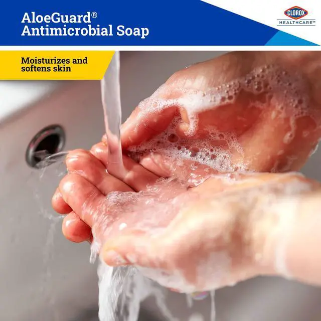 Alt view image 4 of 7 - Healthcare AloeGuard Antimicrobial Hand Soap, 4 Fl Oz