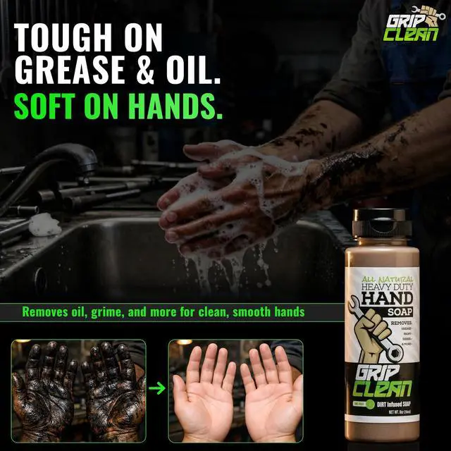 Alt view image 2 of 7 - Heavy Duty Hand Cleaner For Mechanics, Natural Pumice, 8 Oz