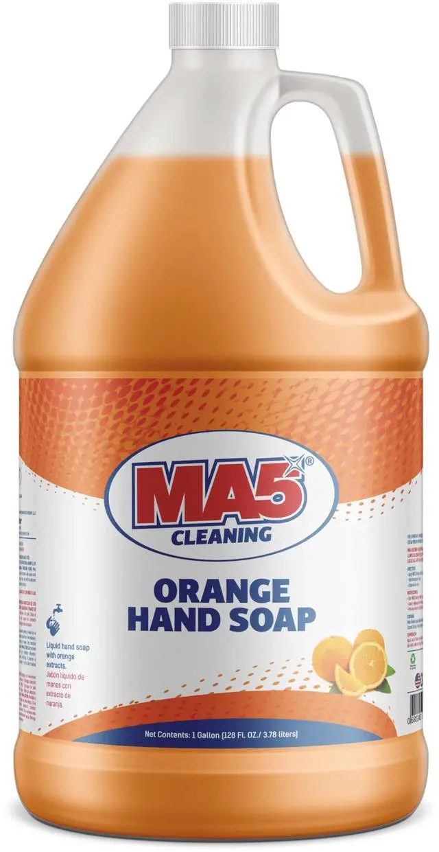 Main image of Cleaning Orange Liquid Hand Soap Refill | General Purpose Hand Cleaner with Orange Extract | Gallon | Pack of 1