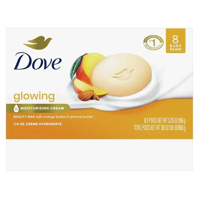 Alt view image 2 of 7 - Glowing Beauty Bar Soap , Mango & Almond Butters, I 8 Count 3.75 oz