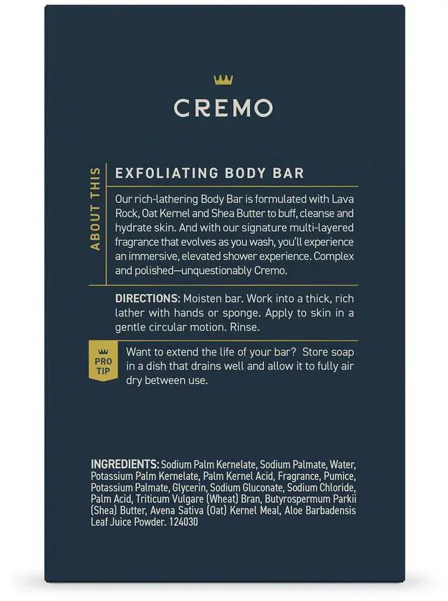 Alt view image 4 of 4 - Exfoliating Body Bar for Men, Palo Santo Scent, Multi-Layered Fragrance That Buffs, Cleanses and Hydrates Skin, 5oz
