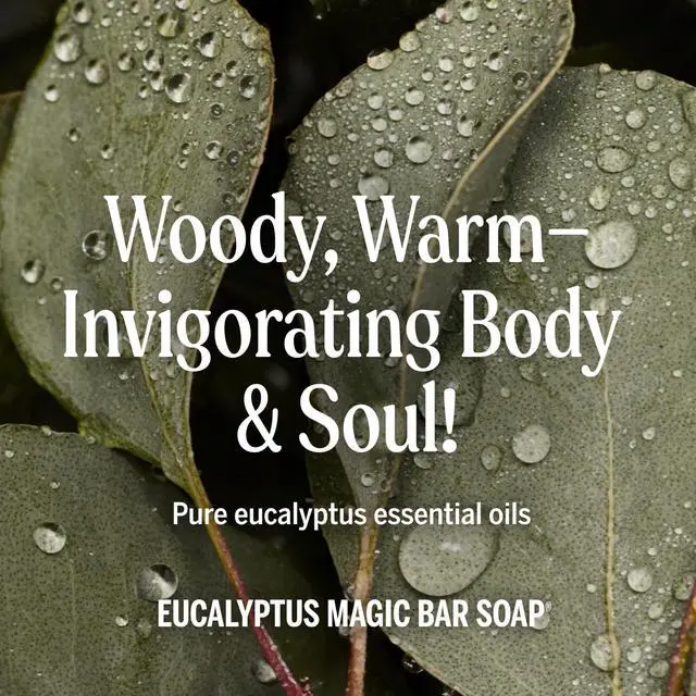Alt view image 5 of 7 - Pure-Magic Bar Soaps - Made with Regenerative Organic Certified Oils - For Face, Body, Hair- Vegan Soap Bars for Men & Women - Eucalyptus 2 pack, 5 oz