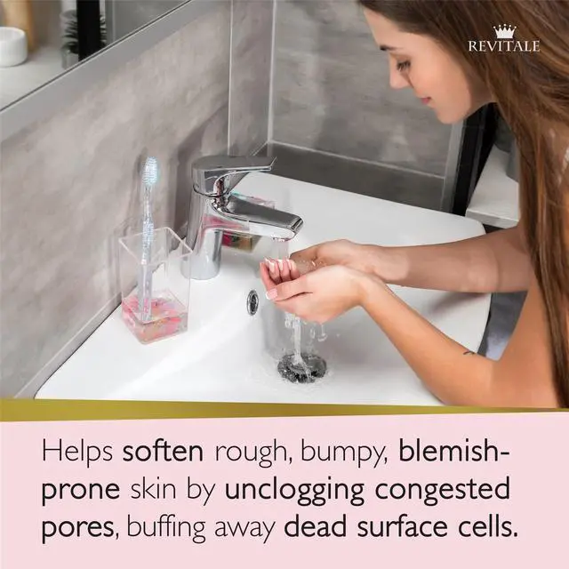 Alt view image 2 of 7 - Advanced BHA Salicylic Acid Scrub Soap Exfoliating Bar for Face & Body, Deep Pore Cleanser, Anti-Blemish, Skin Softening