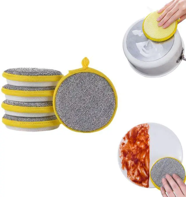 Main image of Multipurpose Wire Dishwashing Rag, 5 PCS Dishwashing Sponge