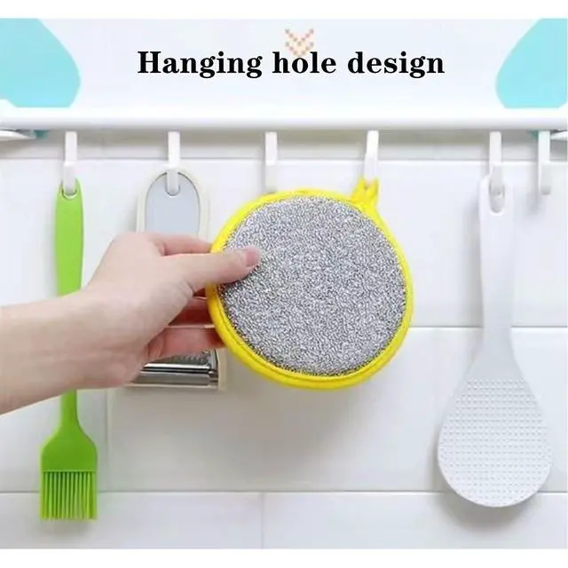 Alt view image 6 of 7 - Multipurpose Wire Dishwashing Rag, 5 PCS Dishwashing Sponge