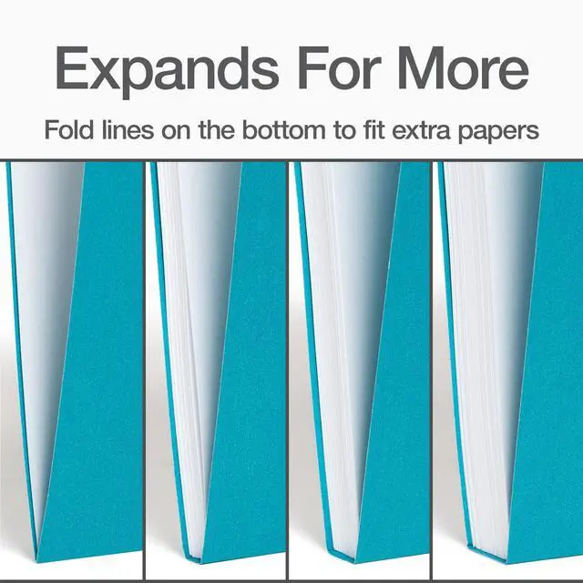 Alt view image 4 of 7 - Colored File Folders, 15 Pack, 3 Tabs, 5 Bright Colors, Letter Size (8.5" x 11"), Color-Coding for School, Office & Home Document Organization