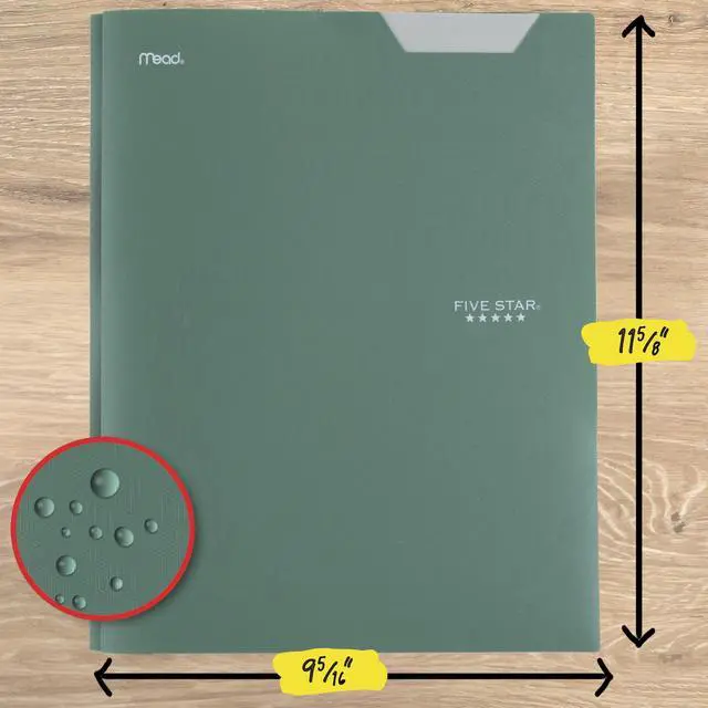 Alt view image 7 of 7 - 2-Pocket Plastic Folder with Stay-Put Tabs and Prong Fasteners, Holds 8.5" x 11" Paper, Assorted Colors, 4 Pack (340300B)