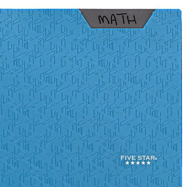 Alt view image 4 of 7 - 2-Pocket Folder, Plastic Folder with Stay-Put Tabs, Fits 3-Ring Binder, Holds 8-1/2" x 11" Paper, Tidewater Blue (333420H-ECM)