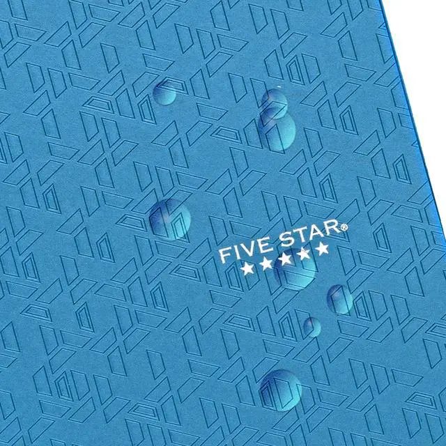 Alt view image 6 of 7 - 2-Pocket Folder, Plastic Folder with Stay-Put Tabs, Fits 3-Ring Binder, Holds 8-1/2" x 11" Paper, Tidewater Blue (333420H-ECM)