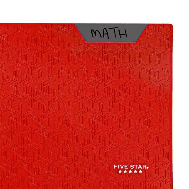 Alt view image 4 of 7 - 2-Pocket Folder, Plastic Folder with Stay-Put Tabs, Fits 3-Ring Binder, Holds 8-1/2" x 11" Paper, Fire Red (333420D-ECM)