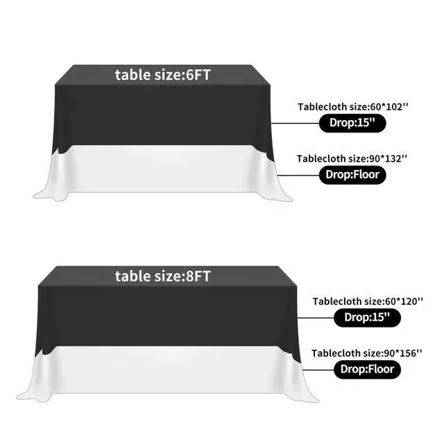 Alt view image 3 of 7 - Rectangle Tablecloth 60x120 inch Washable Polyester Fabric Table Cloth for Wedding Party Dining Banquet Decoration60x120, Blue Mist