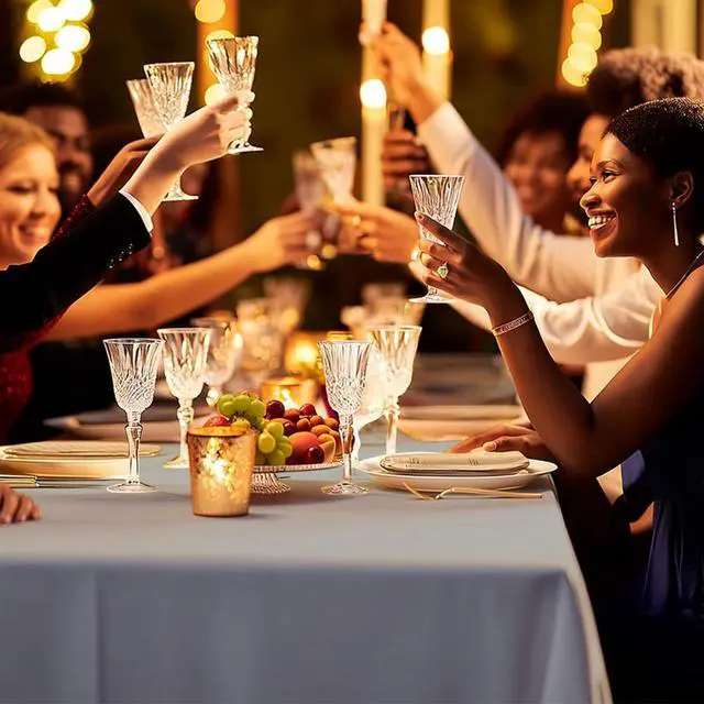 Alt view image 5 of 6 - 10 Pack Premium Disposable Plastic Tablecloth 54" X 108" Rectangle Table Cover for Birthdays Weddings Christmas Anniversary Buffet Table (Silver Grey)