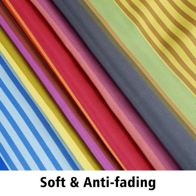 Alt view image 4 of 7 - Outdoor Tablecloth with Umbrella Hole and Zipper, Rectangle Patio Table Covers for Spring/Summer, Machine Washable Outdoor Picnic Table Cloth (02stripes, 60" × 84" Rectangular)