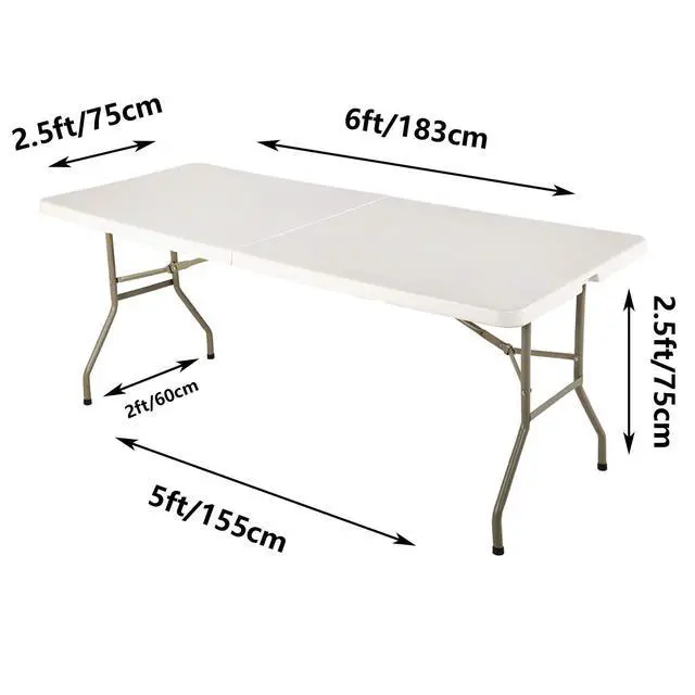 Alt view image 5 of 6 - Spandex Table Covers - Fitted Tablecloth for 6ft Rectangular Tables with Stretch Patio Design - Perfect for Weddings, Banquets, and Parties - Available in Black
