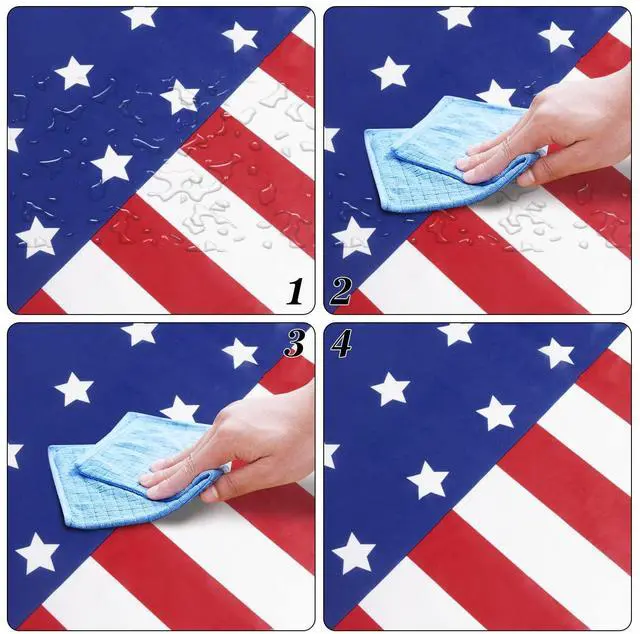Alt view image 3 of 7 - 3 Pack Patriotic Tablecloths,american Flag Tablecloth,Patriotic Decorations | Disposable Plastic Tablecloths 54"x108",Red White and Blue Tablecloth Party Decorations for 4th of july Veterans Day
