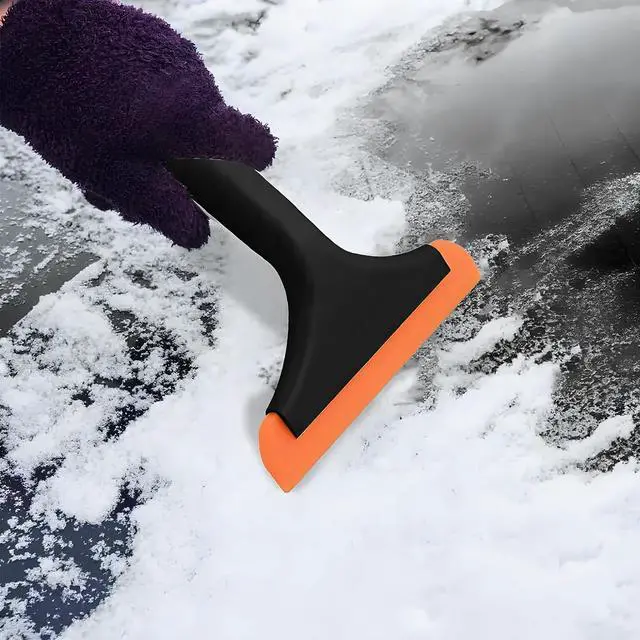 Alt view image 6 of 6 - Small Silicone Window Squeegee, Car Windshield Cleaning Wiper with 5.9 Inch Blade & Non-Slip Handle, Multifunctional Water Blade Squeegee for Glass Mirror Countertop Door