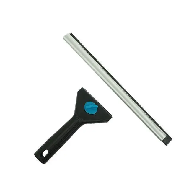 Alt view image 5 of 7 - 12 Inch All Purpose Window Squeegee - Lightweight Durable Plastic Handle -Aluminum Channel with Streak Free Rubber - for Window Cleaning, Showers, and Mirrors