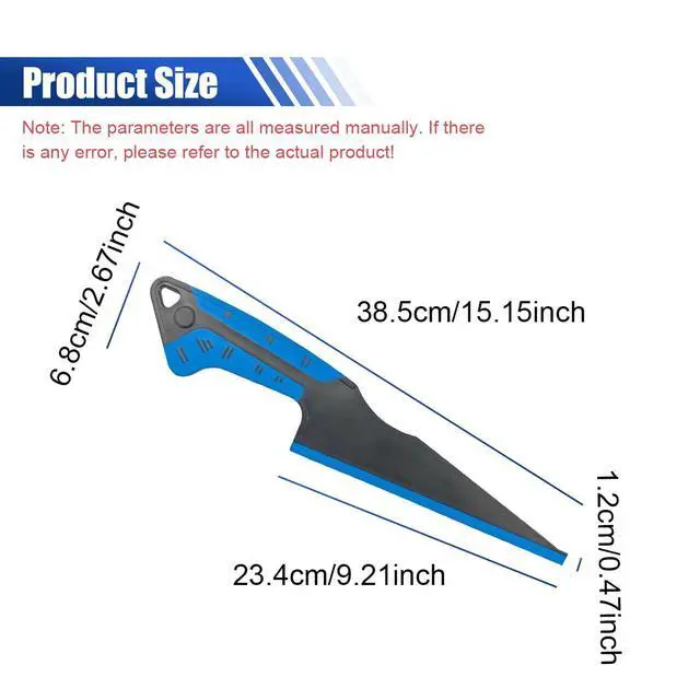 Alt view image 2 of 6 - Car Window Tint Squeegee with Magnetic Rubber Blade Heavy-Duty Tinting Application Tools for Car Vinyl Wrap, Window Film Installation&Glass Cleaning Universal Water Removal Scraper (1PC)