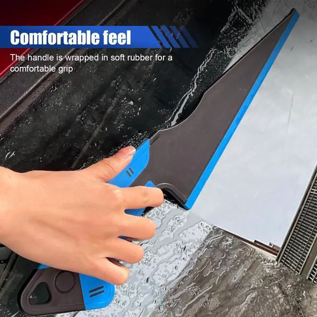 Alt view image 5 of 6 - Car Window Tint Squeegee with Magnetic Rubber Blade Heavy-Duty Tinting Application Tools for Car Vinyl Wrap, Window Film Installation&Glass Cleaning Universal Water Removal Scraper (1PC)