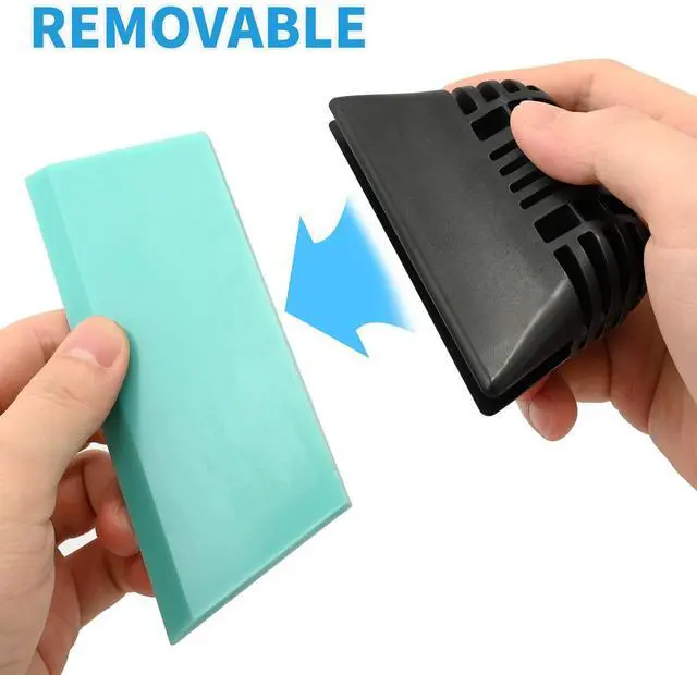 Alt view image 3 of 7 - Window Tint Tool 5-inch Rubber Window Squeegee 2PCS Non-Slip Handy Tint Squeegee for Window Tinting,Vinyl WrapApplicator Household Shower,Mirror,Glass Window Cleaning Water Wiper Turbo Scraper