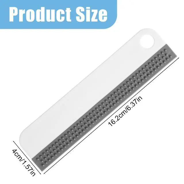Alt view image 2 of 7 - Small Rubber Squeegee, All-Purpose Mini Soft Rubber Window Squeegee Silicone Mini Kitchen Countertop Scraper for Cleaning Sink, Counter, Tiles,Car Windows and Side Mirrors