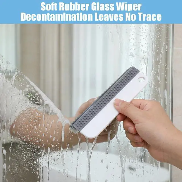 Alt view image 4 of 7 - Small Rubber Squeegee, All-Purpose Mini Soft Rubber Window Squeegee Silicone Mini Kitchen Countertop Scraper for Cleaning Sink, Counter, Tiles,Car Windows and Side Mirrors