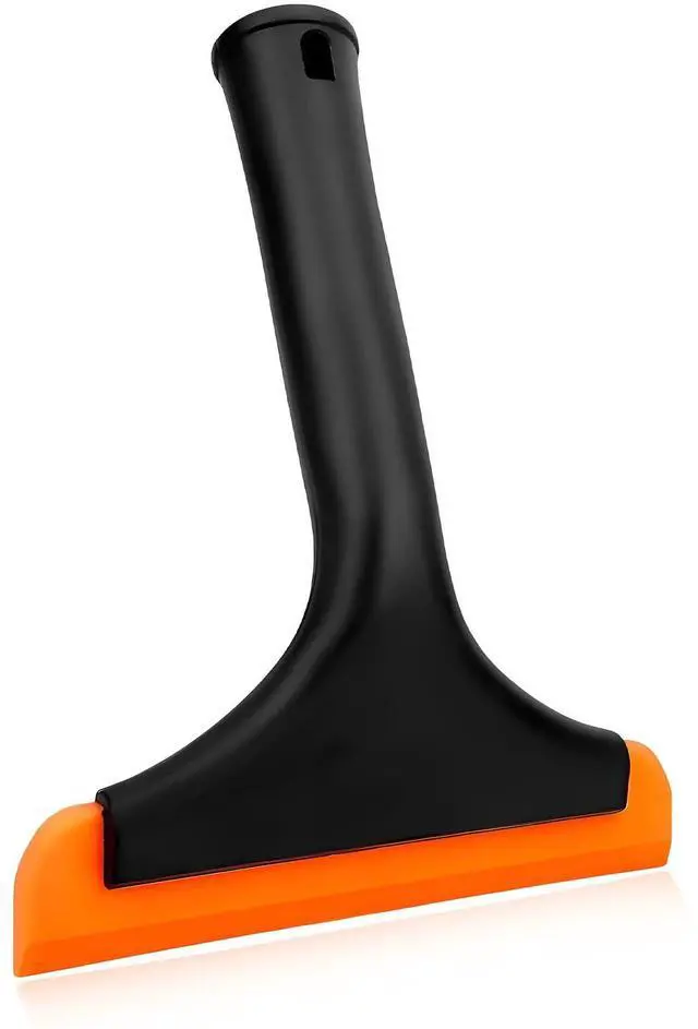 Main image of Small Silicone Window Squeegee, 5.9" Windshield Scraper Water Wiper with 7.5" Non-Slip Handle, Multi-Purpose Window Cleaning Squeegee Water Blade for Glass Mirror Countertop