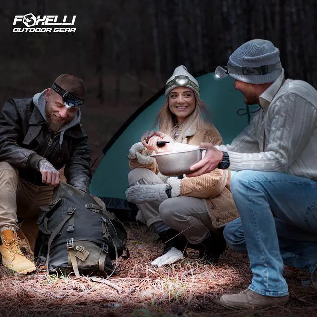 Alt view image 4 of 5 - USB-C Rechargeable LED Headlamp Super Bright, Lightweight Head Lamp for Running, Camping, Hiking & Work Comfortable Fit for Adults & Kids
