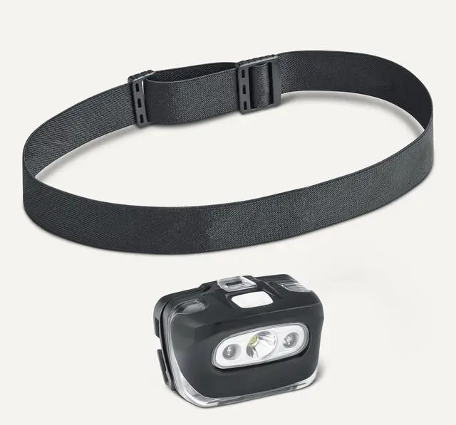 Alt view image 5 of 5 - Outdoor and Camping Essentials Headlamps, 45-Degree Adjustable, 7 Lighting Modes with Red Light, Water Resistant, 2-Pack, Black