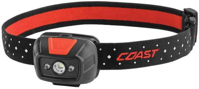 Main image of LED Headlamp, Batteries & Hard Hat Clips Included, Black