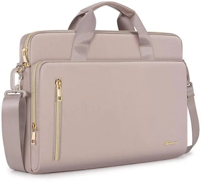 Main image of Laptop Bag 14 Inch Computer Shoulder Case Sleeve Briefcase For MacBook Air 15 M4 M3 M2/15 Surface Laptop 7 6 5/Lenovo Flex 14/14" HP EliteBook 840 G5/14 Yoga Slim 7i Pro X/Dell,Khaki