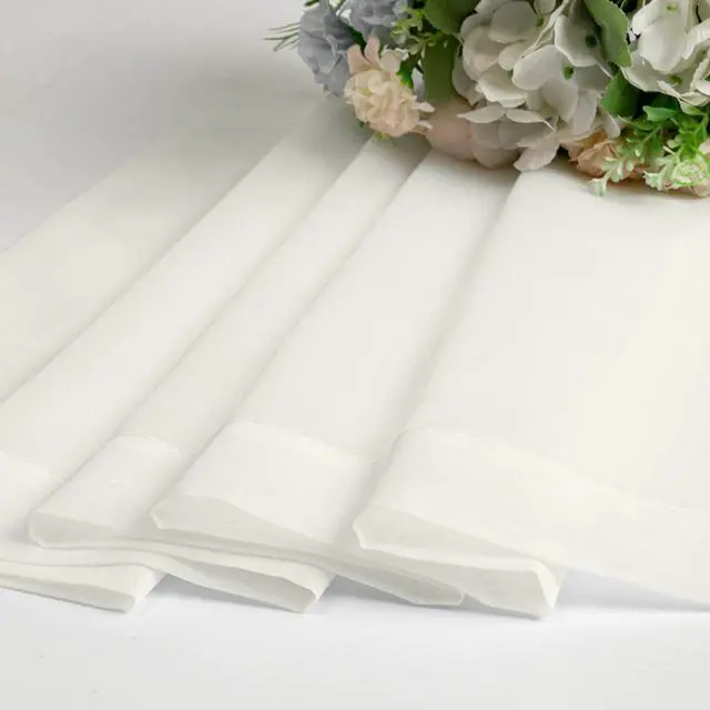 Alt view image 7 of 7 - Sheer Curtains 84 inch Length, Ivory Sheer Cutains 2 Panels Set for Bedroom/Living Room, Rod Pocket Voile Fimly Drapes, 2pcs, Each 42" W x 84" L