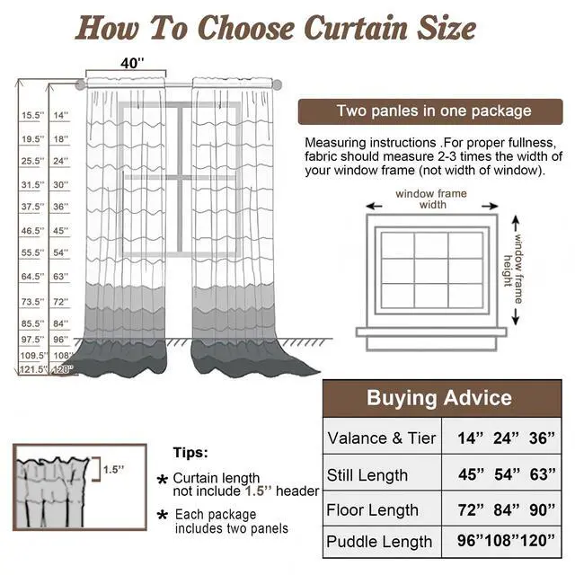 Alt view image 5 of 7 - White Curtains 63 Inch Length 2 Panels | Faux Linen Textured, Light Filtering, Soft Airy, Rod Pocket, Window Treatment Drapes, Living Room Bedroom, Each 40Wx63L Inch