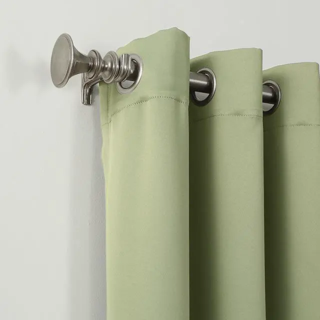 Alt view image 2 of 6 - Energy Saving Blackout Grommet Curtain Panel, 40" x 84", Sage Green