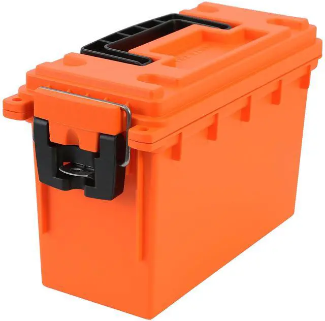Main image of 12680 Marine Storage Box, Dry Box Made in USA, Water Resistant Container for Boat and Dock Gear, Small Parts Organizer with Latch, Stackable