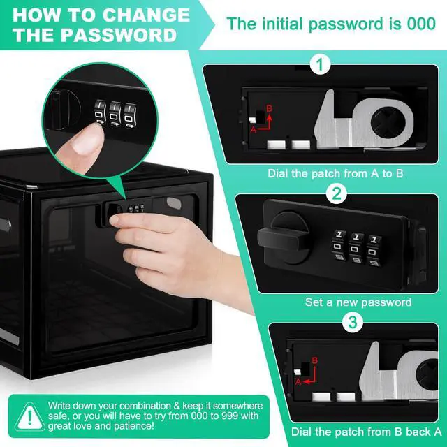 Alt view image 6 of 7 - Medication Lock Box with Code, 12.6L Large Lockable Storage Box for Medicine, Snacks, Phone, and Electronics - BPA-Free, Clear Design with Charger Holes for Home, Office, Dorm, and Fridge