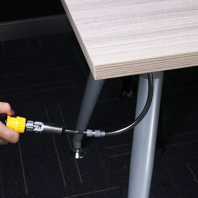 Alt view image 2 of 7 - 2PC Flexible Drill Bit Extension for Tight Spaces 360° Access | Quick Change 1/4" Hex Magnetic Bit Holder Flex Shaft Extension for Impact Driver for hand ratchets, screwdrivers and drills