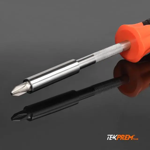 Alt view image 6 of 6 - 1/4 Inch Magnetic Bit Driver, Screwdriver Handle for Holding Bits and Screws with Non-slip Material and Strong Magnet Tip, 190mm
